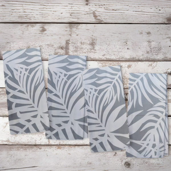 Cotton Kitchen Towel | Pack of 4, 300 GSM | Cleaning Cloth | Multipurpose Towel | Reusable Towel | Wiping Dishes Post wash | Dusting | Soft and Durable Kitchen Cloth for Everyday Use. (Grey).